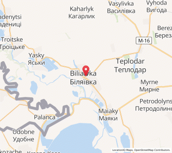 Map of Biljajiwka, Odessa