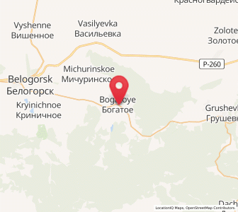 Map of Bogatoye, Crimea