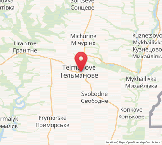 Map of Bojkiwske, Donetsk