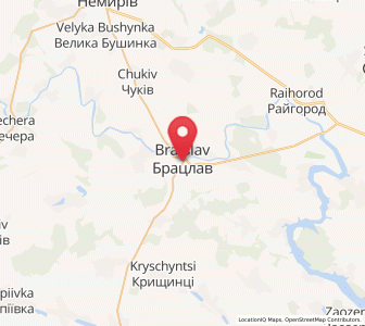 Map of Bratslav, Vinnytsia