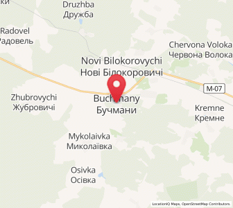 Map of Buchmany, Zhytomyr