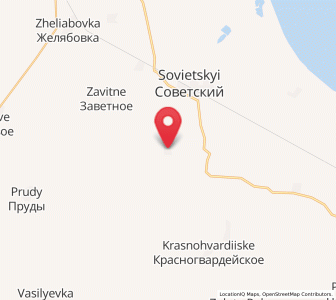 Map of Chapayevka, Crimea