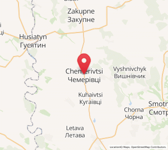 Map of Chemerivtsi, Khmelnytskyi