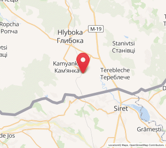 Map of Cherepkivtsi, Chernivtsi