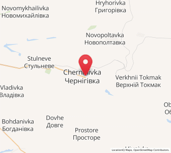 Map of Tschernihiwka, Zaporizhzhia