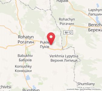Map of Chesnyky, Ivano-Frankivsk