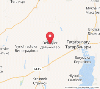 Map of Delschyler, Odessa