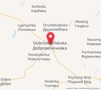 Map of Dobrovelychkivka, Kirovohrad