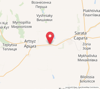 Map of Gnadenthal, Odessa