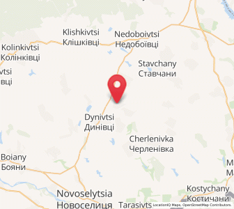 Map of Dovzhok, Chernivtsi