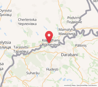 Map of Dumeny, Chernivtsi