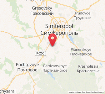 Map of Fontany, Crimea