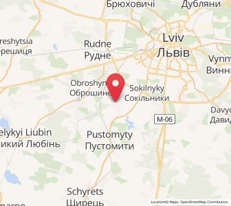 Map of Godovytsya, Lviv