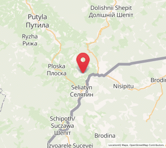 Map of Halytsivka, Chernivtsi