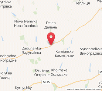 Map of Hlawani, Odessa