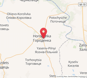 Map of Horodenka, Ivano-Frankivsk