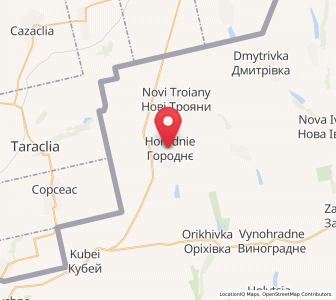 Map of Horodnje, Odessa
