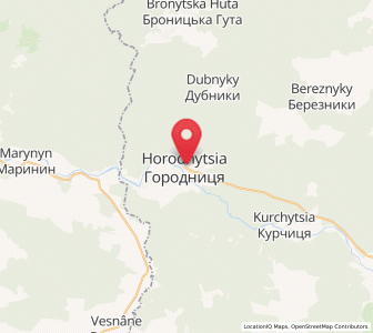 Map of Horodnytsia, Zhytomyr