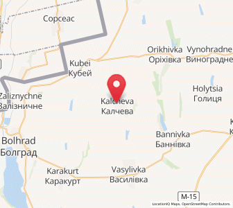 Map of Kaltschewa, Odessa