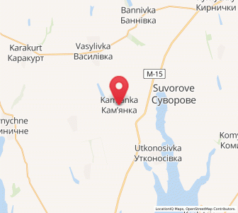 Map of Kamjanka, Odessa