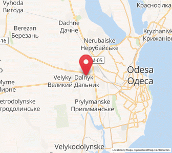 Map of Chlibodarske, Odessa