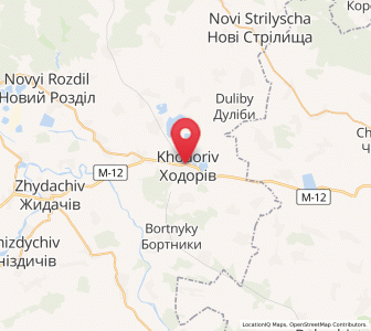 Map of Chodoriw, Lviv