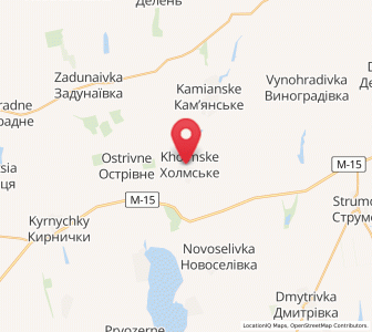 Map of Cholmske, Odessa