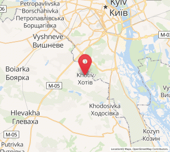 Map of Khotiv, Kiev