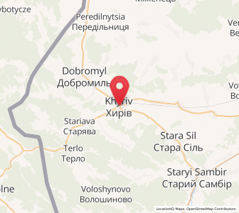 Map of Chyriw, Lviv