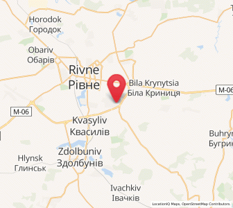 Map of Kolodenka, Rivne