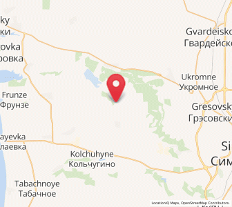 Map of Kolodeznoye, Crimea