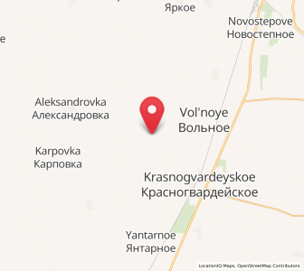 Map of Kommunary, Crimea