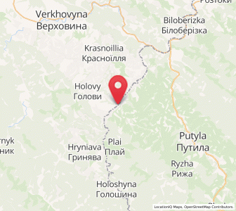 Map of Konyatyn, Chernivtsi
