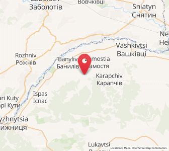 Map of Willawcze, Chernivtsi