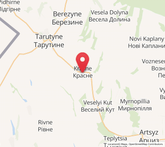 Map of Krasna, Odessa