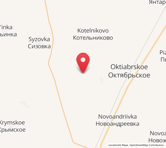 Map of Krasnoznamenka, Crimea