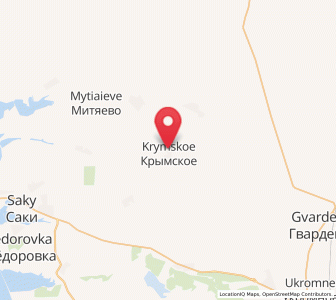 Map of Krymskoye, Crimea