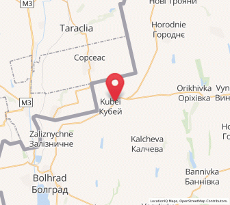 Map of Kubej, Odessa