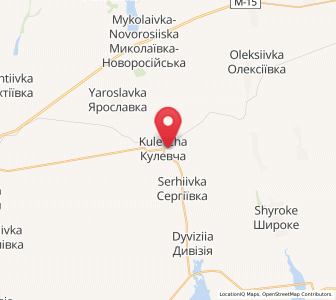 Map of Kulewtscha, Odessa