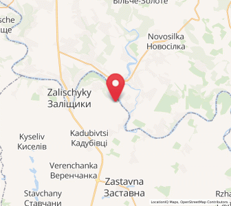 Map of Kulivtsi, Chernivtsi