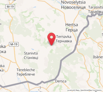 Map of Kulykivka, Chernivtsi