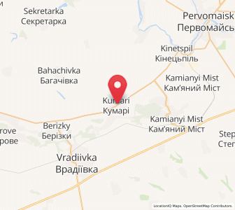 Map of Kumari, Mykolaiv