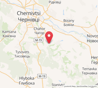 Map of Kut, Chernivtsi