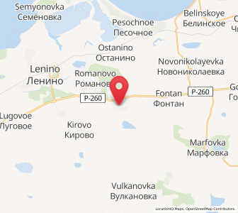 Map of Leninskoye, Crimea