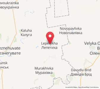 Map of Lepetykha, Mykolaiv