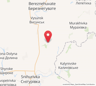 Map of Liubomyrivka, Mykolaiv