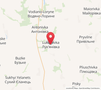 Map of Lukyanivka, Mykolaiv