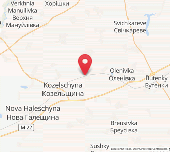 Map of Lutovynivka, Poltava