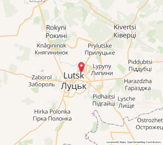 Map of Luzk, Volyn