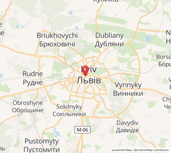 Map of Lemberg, Lviv